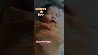 Newborn vs now  transformation… baby cutebaby transformation babygirl babytalent [upl. by Ludeman]