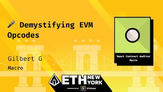 🎤 Demystifying EVM Opcodes [upl. by Leiuqeze]