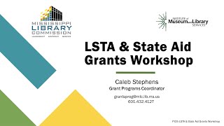 LSTA State Grants Workshop 2024 [upl. by Dorothea]