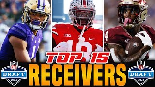 MIDSEASON Wide Receiver Rankings  2024 NFL Draft [upl. by Zullo985]