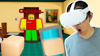 Its Weird Strict Dad but in VR  Roblox [upl. by Anawit]