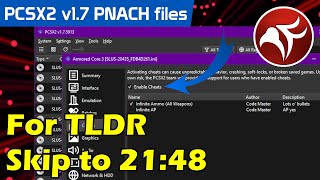 How to use cheats PNACH files in PCSX2 v17 amp v20 tutorial guide for 2024 [upl. by Esiuqcaj]