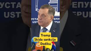 Tramp skida sankcije Dodiku [upl. by Esinel]