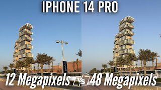 iPhone 14 Pro ProRAW 48 MP vs 12 MP Comparison [upl. by Bashee]