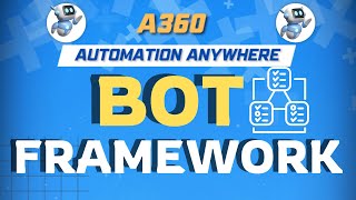 BOT Framework in Automation Anywhere  A360 Tutorials  KT Sessions [upl. by Thekla314]