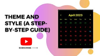 Creating Custom Styles and Themes in React Native Calendar mustwatch react [upl. by German]