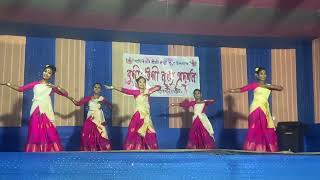 Sarat ahile Kati Bihu Daisy With Group \ like dance comment laxmipuja beutifull dance [upl. by Lerat]