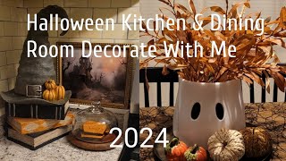 Halloween Kitchen amp Dining Room Decorate With Me 2024 [upl. by Leizo]