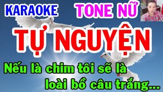 Karaoke Tự Nguyện Tone Nữ Nhạc Sống gia huy karaoke [upl. by Datnow]