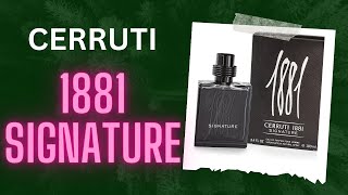 Cerruti 1881 Signature fragrance review [upl. by Eniledam947]