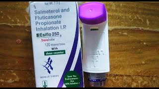 Esiflo 250 Transhaler Esiflo 250 Transhaler uses in hindi inhaler अस्थमा के लिए एजीफ इन्हेलर [upl. by Zelda]