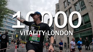 VITALITY LONDON 10000 2024 with a GOPRO [upl. by Lainad]