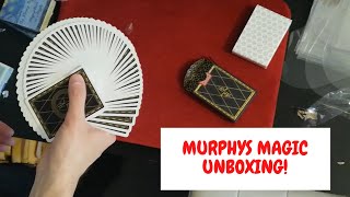 Murphys Magic UNBOXING  NEW Playing Cards at The Card Inn [upl. by Sutniuq867]