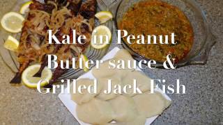 Recette  NKOVI  THOMSON amp KWANGA  Kale in a PEANUT BUTTER SAUCE CONGOLESE FOOD [upl. by Tedie201]