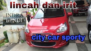 Review Mobil Bekas Mitsubishi Mirage GLX manual th 2016 [upl. by Jaime]