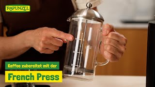 Die Bedienung einer French Press [upl. by Isoais]