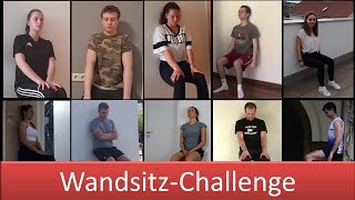 WandsitzChallenge mit dem HOPETeam  30 Minuten Wandsitzen [upl. by Euqram450]