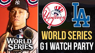 YANKEES  DODGERS WATCH PARTY  WORLD SERIES GAME 1 [upl. by Thorley]