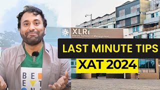 XAT 2024 Last Minute Tips  XAT Exam [upl. by Egidio]