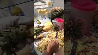 Mountainous Sweet Pineapple Fruit Cutting Skills shorts viralshort [upl. by Annabell]