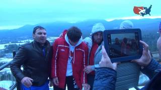 USA Freestyle Team visits Winter Olympics sites in historic Lake Placid [upl. by Eurd]