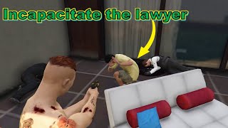 How to incapacitate the lawyer in Grand Theft Auto V Online  Search the garden for the lawyer [upl. by Thacher]