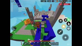 Doing bypass strat Roblox bedwars with farhan [upl. by Led239]