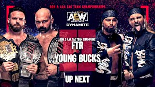 The Young Bucks vs FTR Dynamite 462022 Highlights [upl. by Aerdnek]