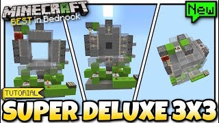 Minecraft Bedrock  3x3 VAULT DOOR 🚪 Tutorial 🚪 PS4  MCPE  Xbox  Windows  Switch [upl. by Rolph]