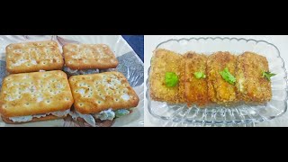 Chicken Titbits Recipe  Cracker sandwiches  Ramadan Special [upl. by Yggep]