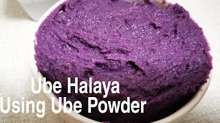 pinoycooking purpleyamjam How to Cook Ube Halaya Using Purple Yam Powder by Mymelle Kitchen [upl. by Fillian801]