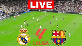 🔴 REAL MADRID vs BARCELONA LIVE  LaLiga 202425 [upl. by Akeyla711]