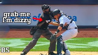 Worst Catcher Hit by foul tip in Baseball  MLB [upl. by Hedvig638]