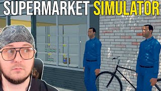 TWO STOCKERS amp EMPTY STORE in SUPERMARKET SIMULATOR [upl. by Bernardi]