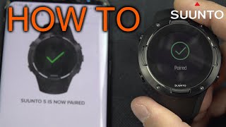 How to pair Suunto 5 with phone Suunto App [upl. by Nike]