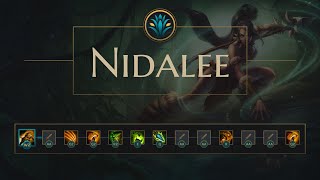 Nidalee Extended AllIn Form Shift Combo Expert League of Legends [upl. by Gievlos]