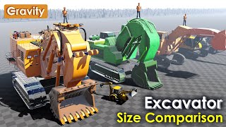 Excavator Size Comparison [upl. by Okime716]