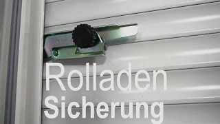 Rolladen Sicherung ABUS RS97  Anleitung [upl. by Hsivat]