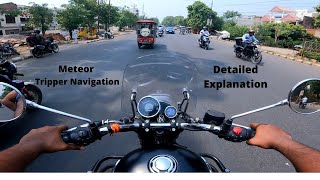 Meteor 350 Tripper Navigation Explained [upl. by Cohby]