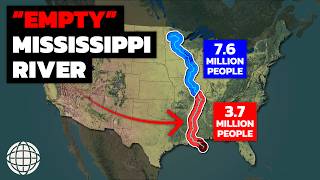 Why So Few Americans Live Along The Mississippi River Especially In The South [upl. by Margo119]