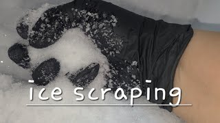 freezer frost scraping [upl. by Marabel]