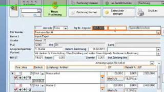 Sammelrechnungen mit Rechnungsprofi 32 [upl. by Dagna]