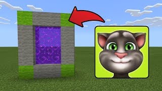 Minecraft  How To Make a Portal to the Talking Tom Dimension [upl. by Avlem300]