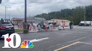 Cocke County jail inmates evacuated to higher ground away from flooding [upl. by Lucho]