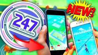 THIS NEW DEVICE CATCHES PKMN 24 HOURS A DAY FOR 2 ACCOUNTS  247 Dual Catcher amp giveaway Pokemon GO [upl. by Ursi]