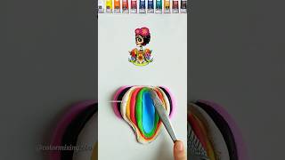 When I Mixing Color Frida colormixing satisfying relaxing claymixing mixingcolor halloween [upl. by Keegan]