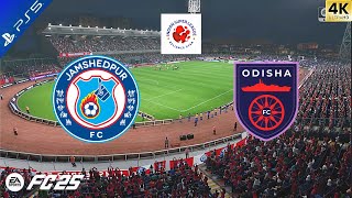 Odisha FC vs Jamshedpur FC  India  Super League  Full Match  FC 25 Gameplay [upl. by Benson]