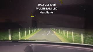 Mercedes Multibeam LED headlights [upl. by Bozuwa577]