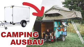 Camper aus Anhänger bauen  Anleitung DIY [upl. by Grindlay69]