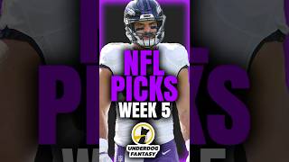 Underdog NFL Picks Week 5 2024  Underdog Fantasy Promo Code [upl. by Gabrielli]